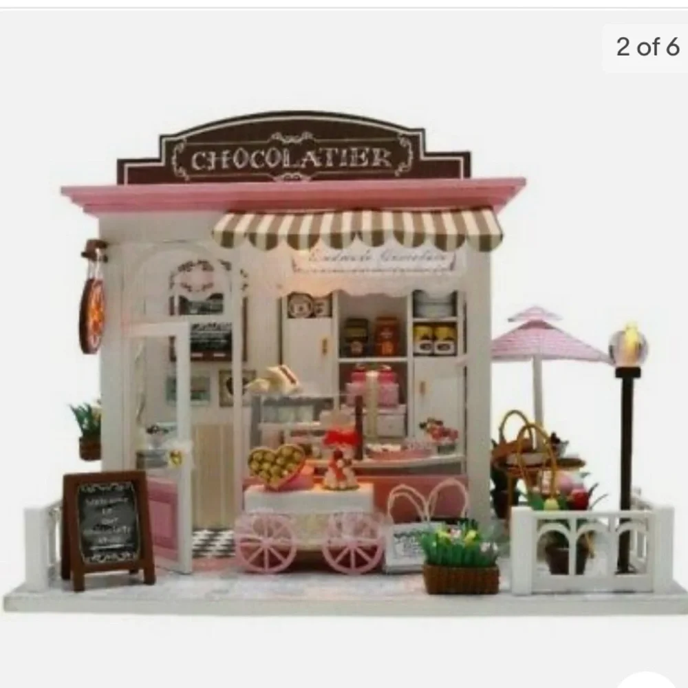 Mayberry Street Miniatures DIY Dollhouse Cocoa’s Chocolatier Craft NEW